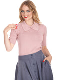 Banned Bow Delight Jumper 40's Blush