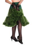 Banned 50's Petticoat Long Forest Green
