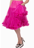 Banned 50's Petticoat Long Hot Pink
