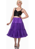 Banned 50's Petticoat Long Purple