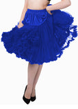 Banned 50's Petticoat Long Royal Blue