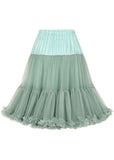 Banned 50's Petticoat Long Sage Green