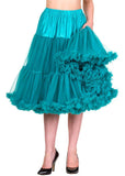 Banned 50's Petticoat Long Teal