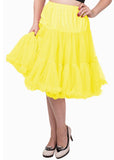 Banned 50's Petticoat Long Yellow