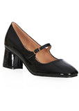 Banned Annie Patent Mary Jane 60's Pumps Black