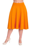 Banned Etta 50's Swing Skirt Mustard