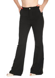 Banned Flare Away 70's Trousers Black