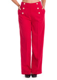 Banned Adventures Ahead 40's Trousers Red