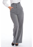 Banned Girl Boss 40's Trousers Grey