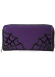 Banned Twilight Time Spiderweb Wallet Purple