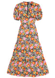 Bright & Beautiful Jodie Paradise Bloom 70's Dress Multi