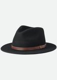 Brixton Messer Fedora Hat Black