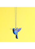 Camp Hollow Hummingbird Necklace Blue