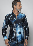 Claudio Lugli Mens Space Walk Shirt Black