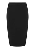 Collectif Polly Bengaline 50's Pencil Skirt Black