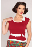 Collectif Norma 60's Jumper Red