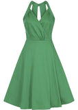 Collectif Hadley 50's Swing Dress Green