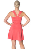 Banned It's The Twist Strappy 60's Dress Hibiscus
