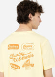 Dickies Mens Fircrest T-Shirt Pale Banana Yellow