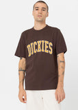 Dickies Men Aitkin Chest T-Shirt Java Brown