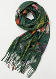 Fable England Into The Woods Scarf Green
