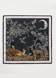 Fable England Woodland Creatures Narrative Square Scarf