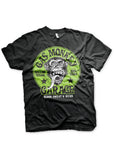 Gas Monkey Garage Mens Green Logo T-Shirt Black