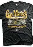 Gas Monkey Garage Men Hot Rod T-Shirt Black