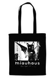 Gothicat Miauhaus Bela Lugosi's Cat Tote Bag Black