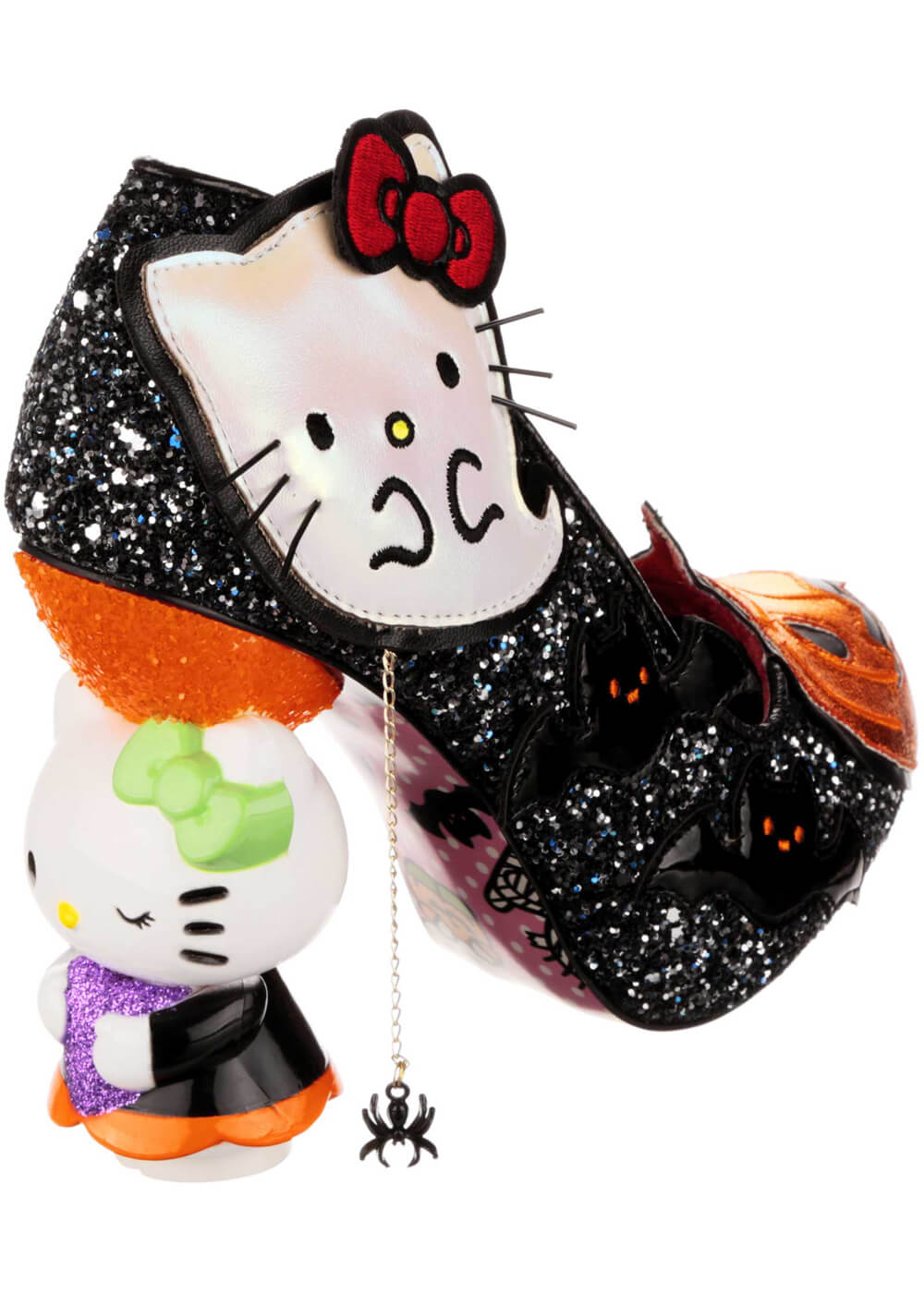 Irregular Choice x Hello Kitty Pumpkin Kitty Pumps Black – www