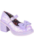 Irregular Choice Take It Easy 60's Mary Janes Pumps Lilac Puple