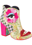 Irregular Choice Arty Farty 60's Boots Green