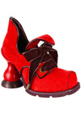 Irregular Choice Ssstop It! 70's Pumps Red