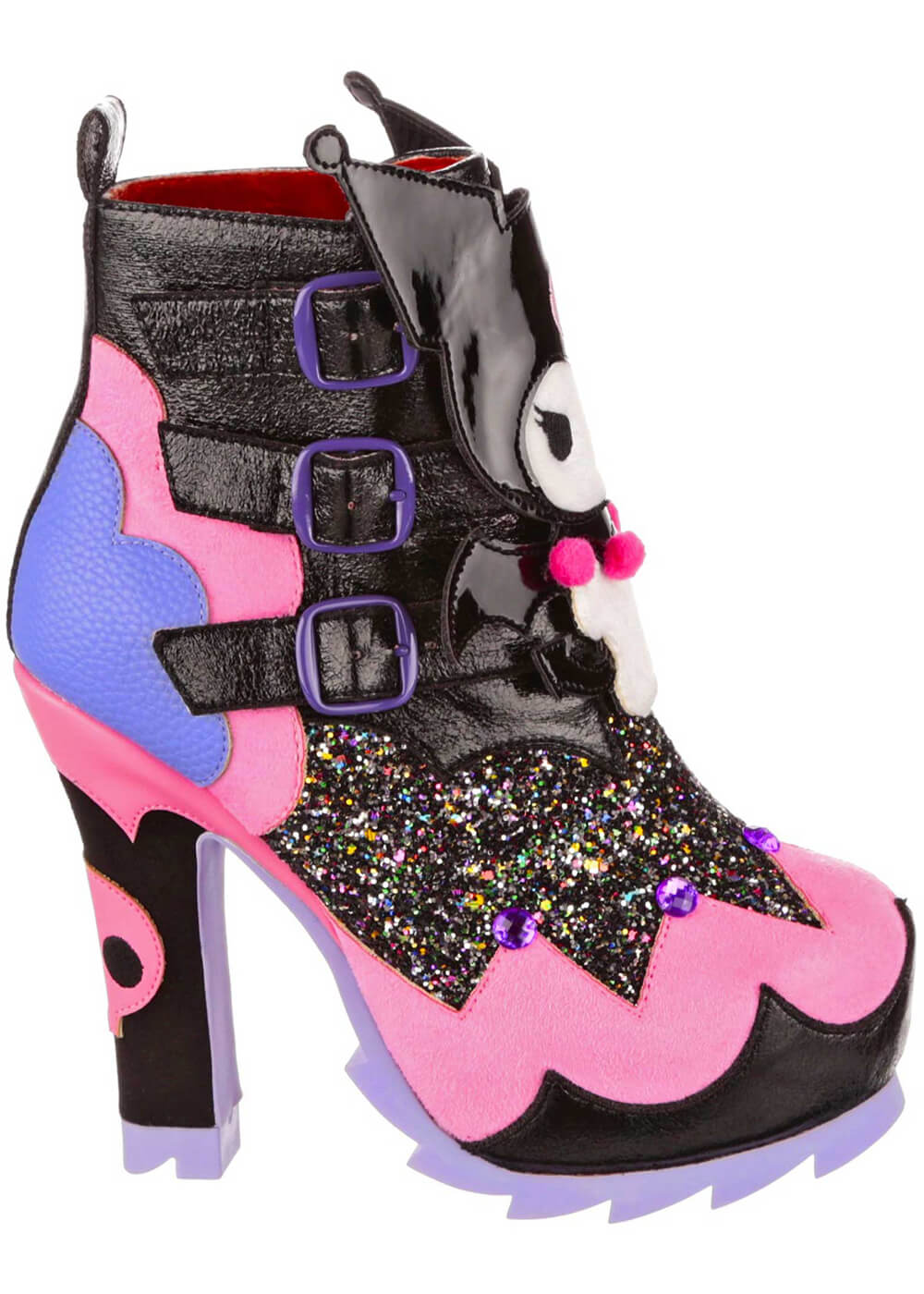 Irregular Choice x Hello Kitty Kuromi Cutie Boots Black – www
