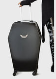 Killstar Casket Carry Case Coffin Suitcase Large Black