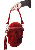 Killstar Grave Digger Skull Bag Blood Red