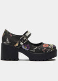 Koi Footwear Tira Floral Mary Janes Pumps Black