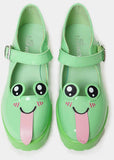 Koi Footwear Tira Cheeky Frog Mary Janes Pumps Green