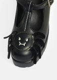 Koi Footwear Sai Spider's Choice Mary Jane Pumps Black
