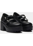 Koi Footwear Mura Platform 60's Heels Black