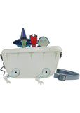 Loungefly Disney Nightmare Before Christmas Lock Shock Barrel Bath Tub Crossbody Bag