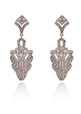 Love Vintage Decadent Art Deco 20's Earrings Crystal