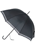 Loving Rain Polkadot Lace Umbrella Black White