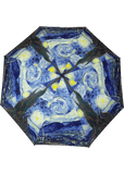 Loving Rain Van Gogh Starry Night Compact Umbrella