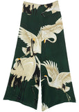 One Hundred Stars Stork Palazzo Trousers Forest Green