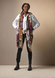 One Hundred Stars Protea Scarf Cigar Brown