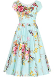 Pretty Dress Company Hourglass Seville 50's Swing Dress Mint