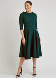 Pretty Dress Company Kennedy 50's Swing Jurk Forest Green