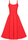 Pretty Dress Company Priscilla 50's Swing Dress Red