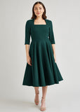 Pretty Dress Company Sophia 50's Swing Dress Forest Green